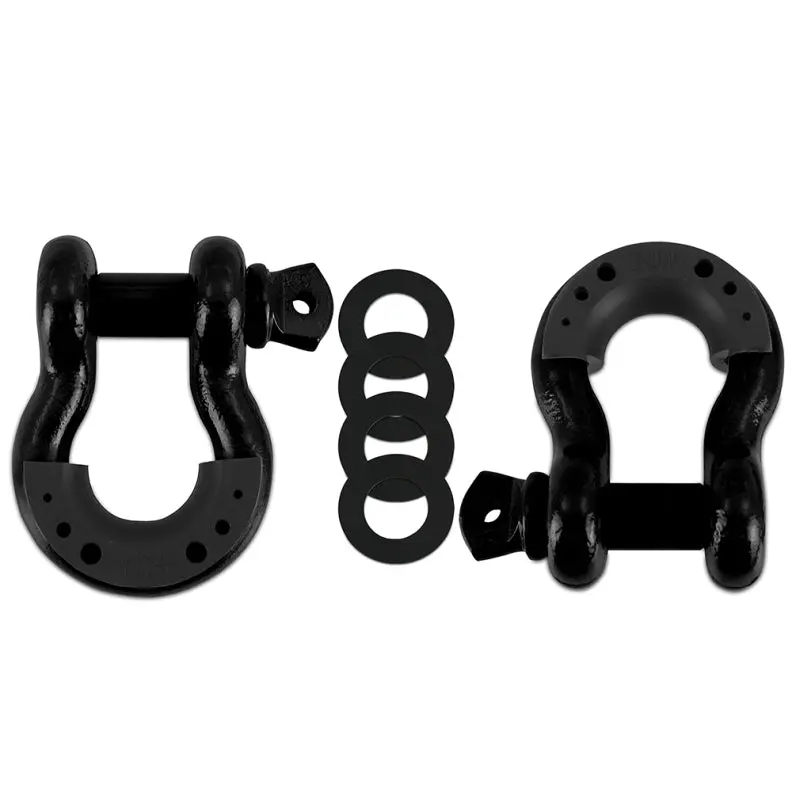 Borne Off-Road Borne D-Ring Shackle Set Black 1