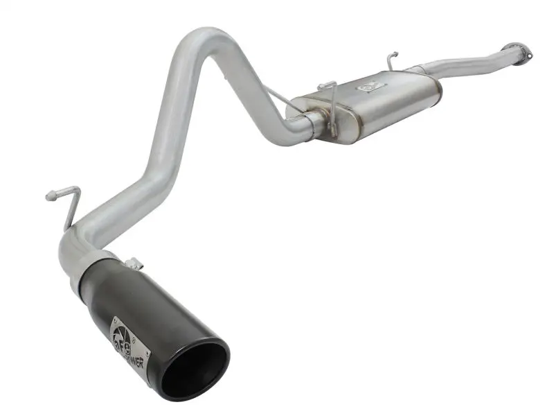 Afe Mach Force Xp 2.5In Cat-Back Stainless Steel Exhaust System W/Black Tip Toyota Tacoma 13-14 2.7L 1