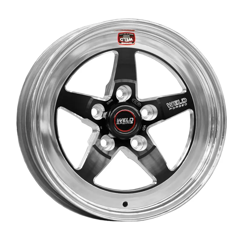 Weld S71 15X7.33 / 5X4.75 Bp / 4.5In. Bs Black Wheel (Low Pad) - Non-Beadlock 1