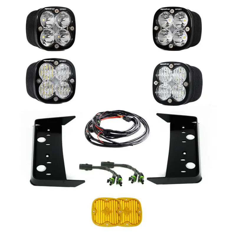 Baja Designs 2022 Toyota Tundra Squadron Sport Vent Light Mount Kit 1
