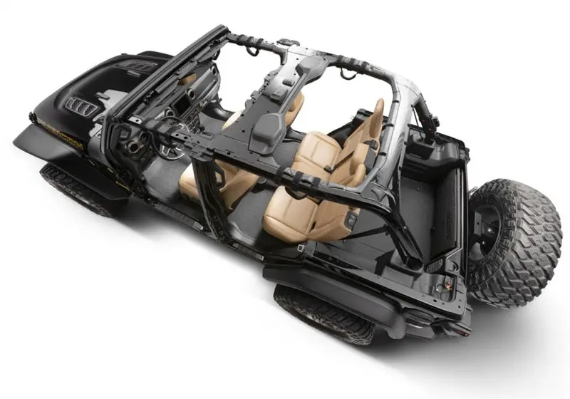 Bedrug 18-23 Jeep Jl 4 Door Bedtred 3Pc Front Floor Kit 1