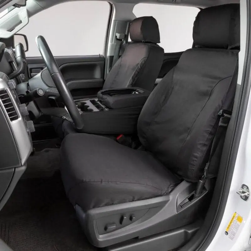 Covercraft 18-22 Chevrolet Equinox Polycotton Seatsaver Custom Front Row Seat Covers - Charcoal 1