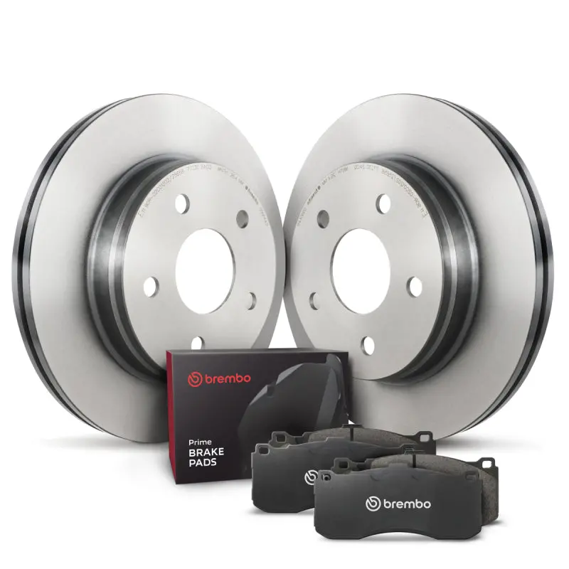 Brembo Oe 17-20 Jaguar Xe/17-21 Xf Front Disc Brake Kit 1
