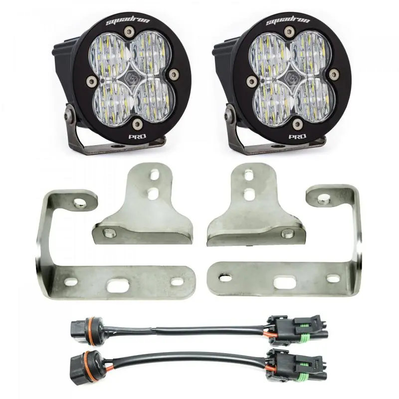 Baja Designs 2018 Wrangler Jl Squadron Pro Series Fog Pocket Kit 1