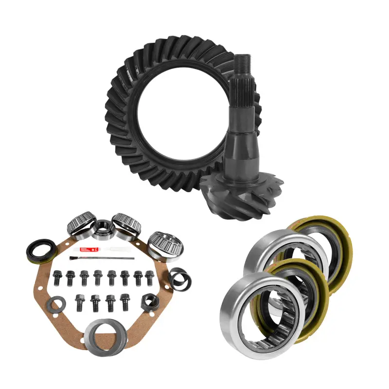 Yukon 9.25In Chy 3.91 Rear Ring & Pinion Install Kit 1.705In Axle Bearings And Seal 1