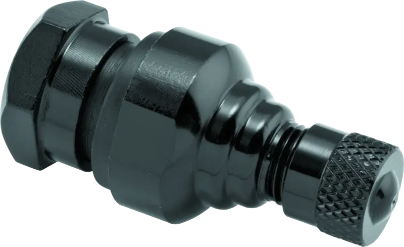 Bikemaster Valve Stem Aluminum 8.3Mm Pair - Black 1