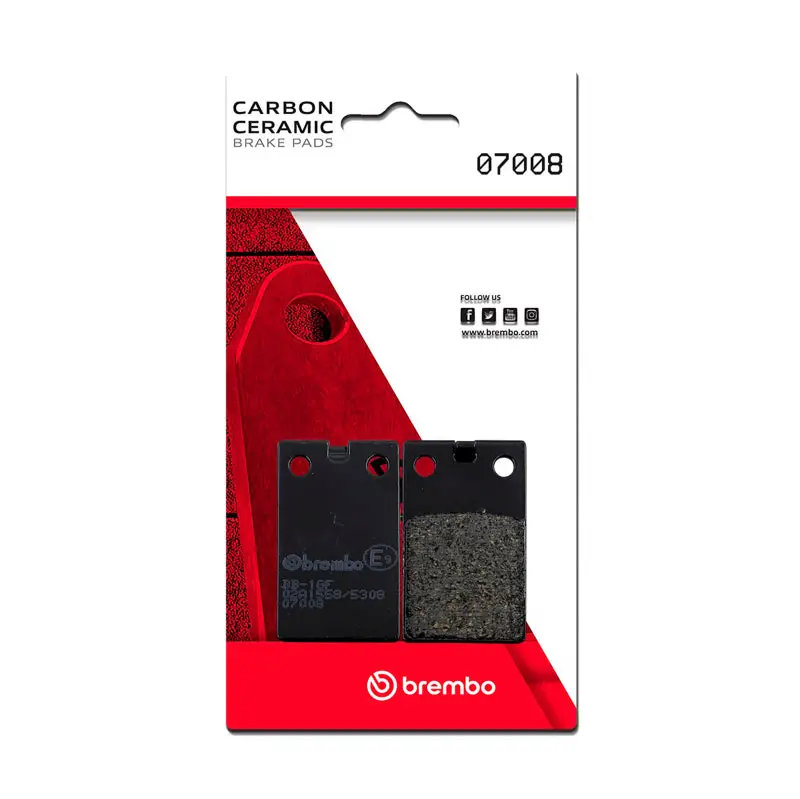 Brembo Oe Aprilia Red Rose/Malaguti Crosser/Tgb R/Tomos Bt Carbon Ceramic Brake Pad - Front 1