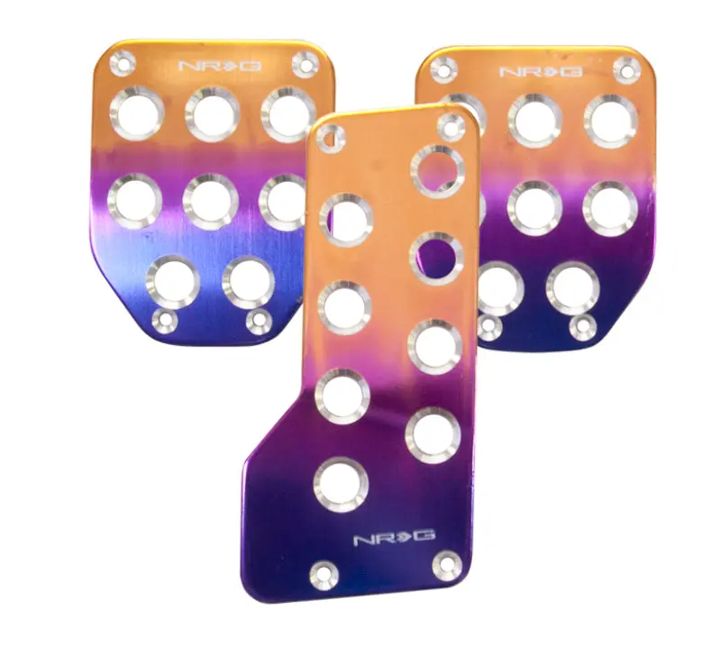 Nrg Aluminum Sport Pedal M/T - Purple/Titanium Fade 1