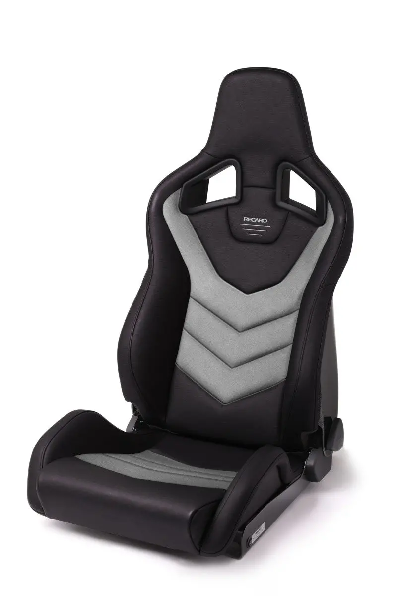 Recaro Sportster Gt Passenger Seat - Black Vinyl/Cloud Grey Suede 1