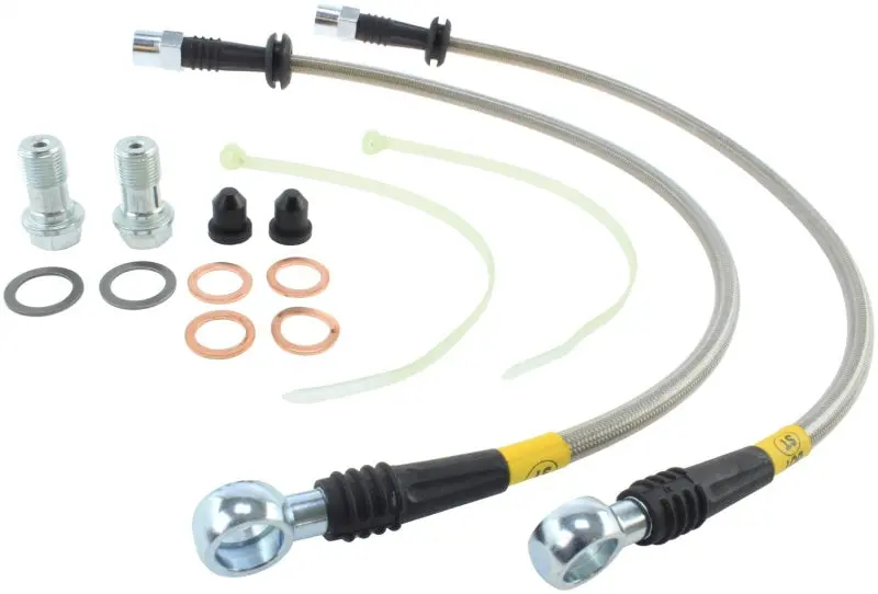 Stoptech 02-03 Mini & Mini S Rear Stainless Steel Brake Line Kit 1
