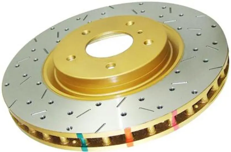 Dba 04-17 Subaru Wrx Sti Rear Cross Drilled & Slotted 4000 Xs Series Rotor 1