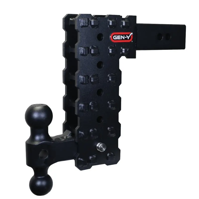 Gen-Y Phantom-X 2.5In Solid Shank 10In Drop 1.6K Tw 16K Hitch W/Gh-051 Dual-Ball 1