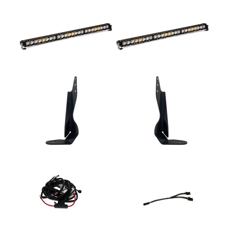 Baja Designs Gmc 2020-22 Sierra 2500Hd/3500Hd Dual 30In Grille Light Bar Kit 1