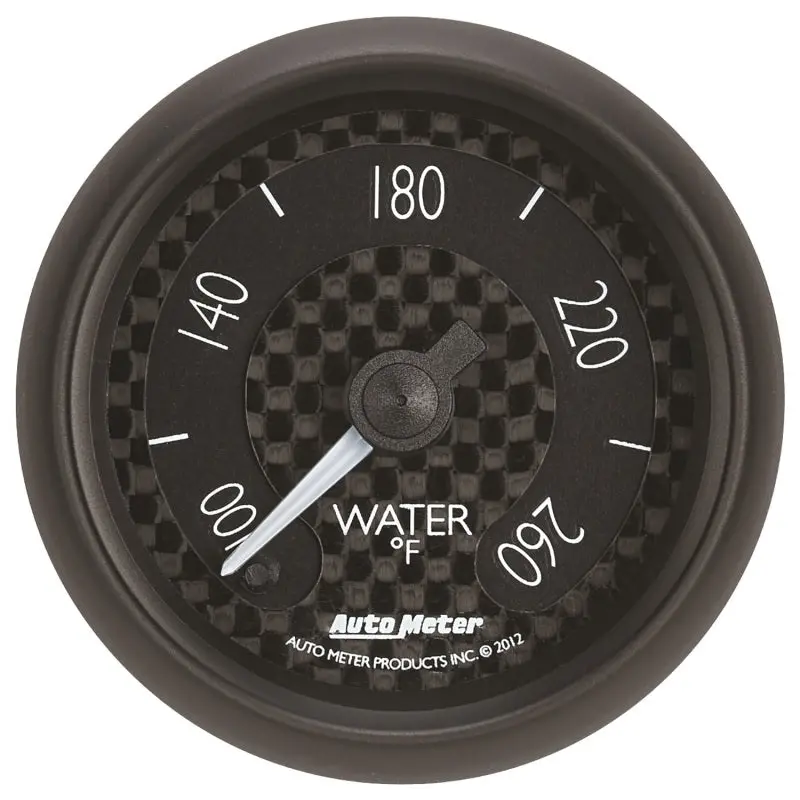 Autometer Gt Series 52Mm Full Sweep Electronic 100-260 Deg F Water Temperature Gauge 1