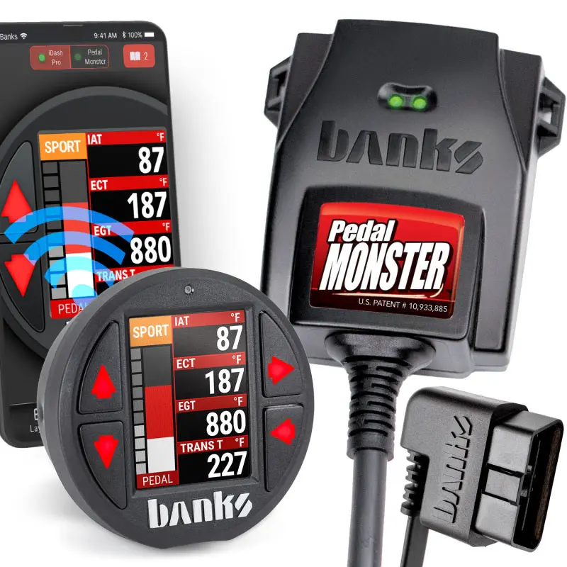 Banks Power Pedal Monster Kit Aptiv Gt 150 6 Way W/Idash Pro 07.5-19 Chevy 2500/3500 6.6L 1