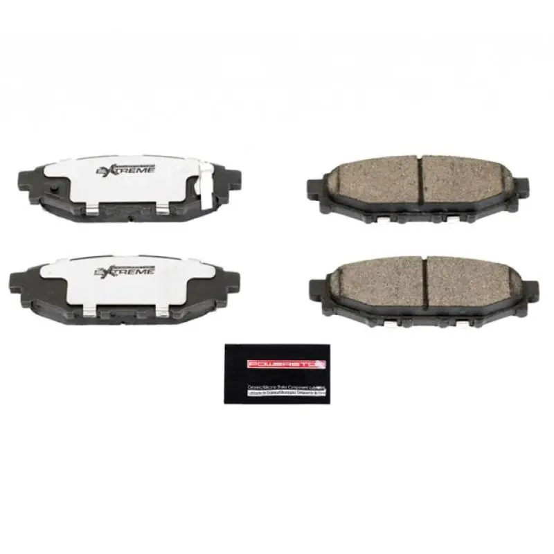 Power Stop 13-16 Subaru Brz Rear Z26 Extreme Street Brake Pads W/Hardware 1