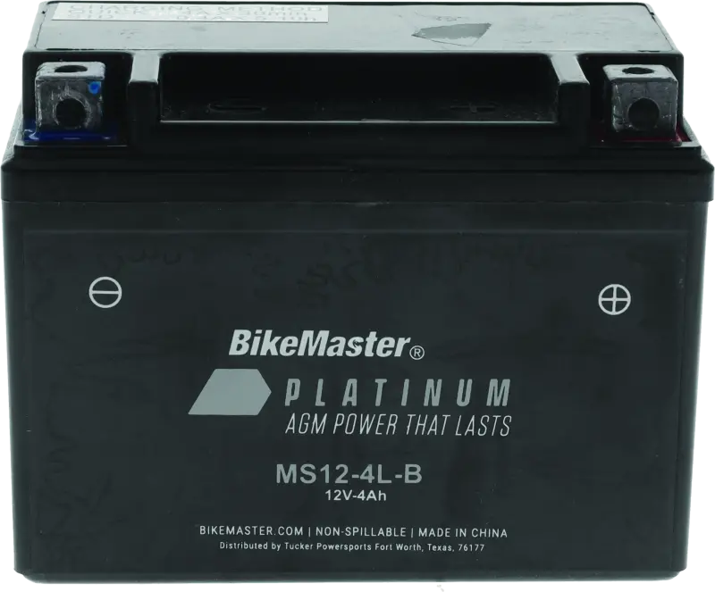 Bikemaster Agm Battery - Ms12-4L-B 1