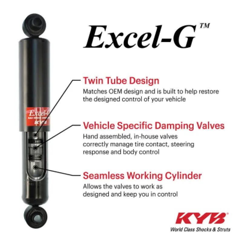 Kyb 19-22 Toyota Avalon Xle & Hybrid Xle / 18-22 Camry W/ Fwd Excel-G Shock Assembly - Rear 1