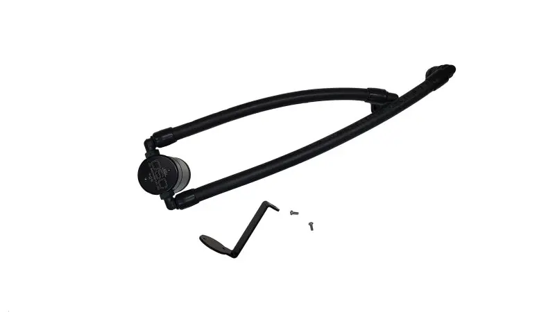 J&L 24-25 Ford Ranger 2.7L Ecoboost Pcv Side Black Anodized 1