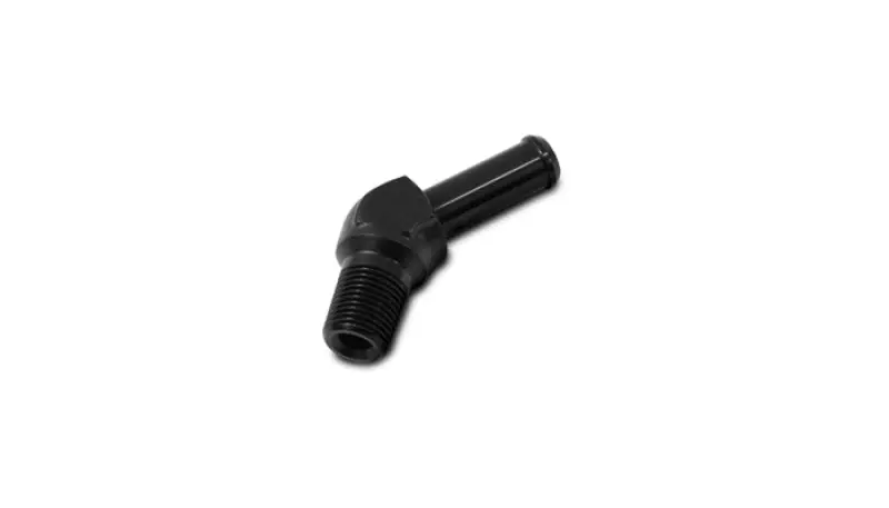 Vibrant 3/4 Npt To 3/4In Barb Straight Fitting 45 Deg Adapter - Aluminum 2