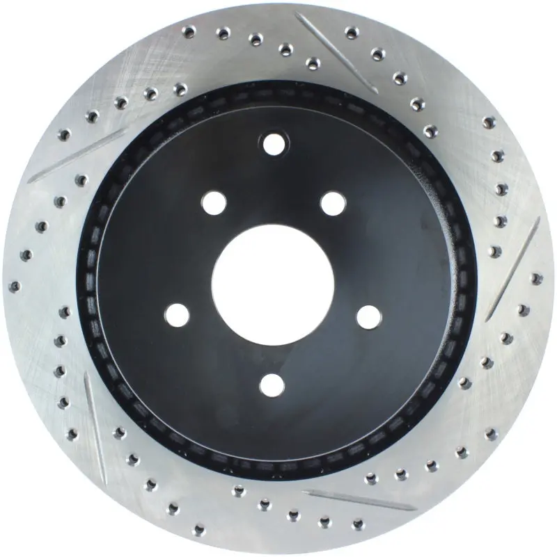 Stoptech 09 Infiniti Fx50 Sportstop Slotted & Drilled Rear Left Rotor 1