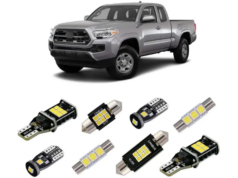 Cali Raised 2016-2023 Toyota Tacoma 9-Piece Interior Led Light Kit 1