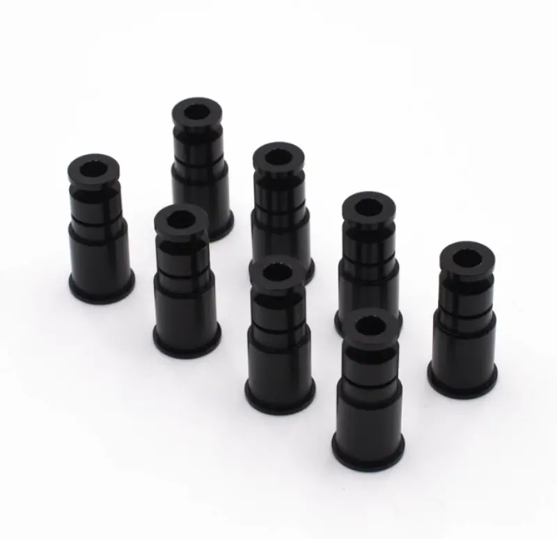 Blox Racing 14Mm Adapter Top (1In) W/Viton O-Ring & Retaining Clip (Set Of 4) 1