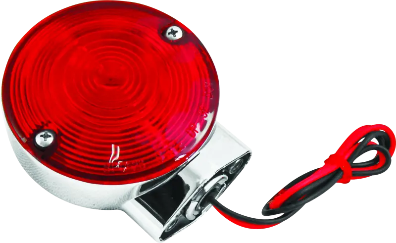 Bikers Choice 86-94 Flht Flhs 2 Filament Turn Signal Lamp W/Red Lens Replaces H-D 68400-86 1