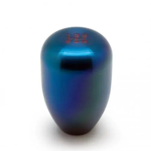 Blox Racing 5-Speed Billet Shift Knob - Torch Blue 10X1.25Mm 1