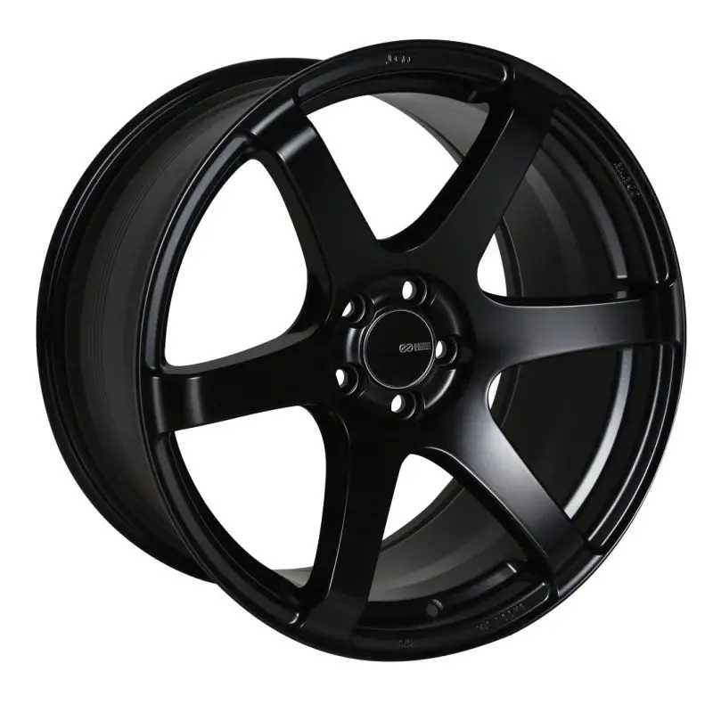 Enkei T6s 18X8 45Mm Offset 5X114.3 Bolt Pattern 72.6 Bore Matte Black Wheel 1