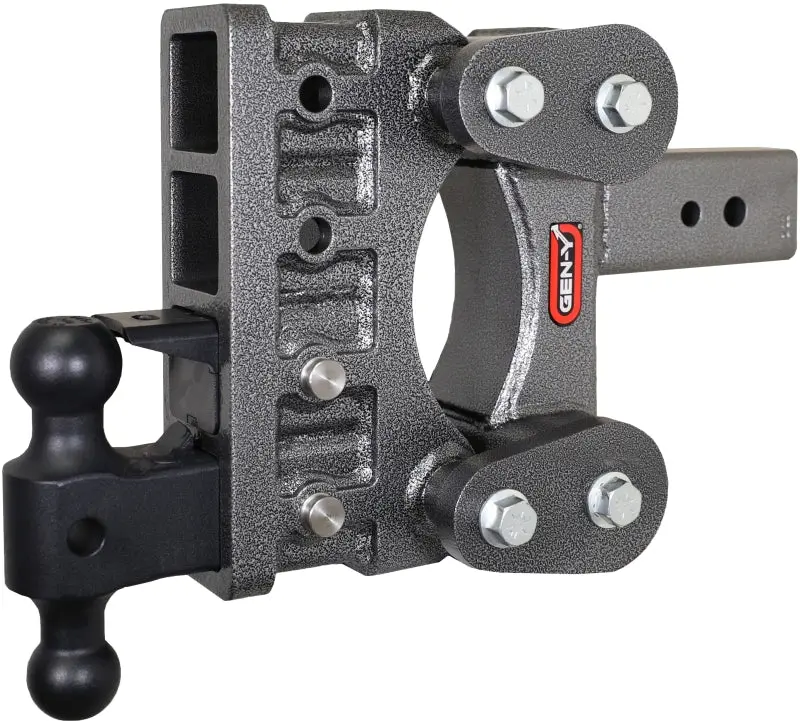 Gen-Y The Boss Torsion-Flex 3In Shank 6In Drop 32K Hitch W/Gh-0161 Dual-Ball/Gh-0162 Pintle Lock 1