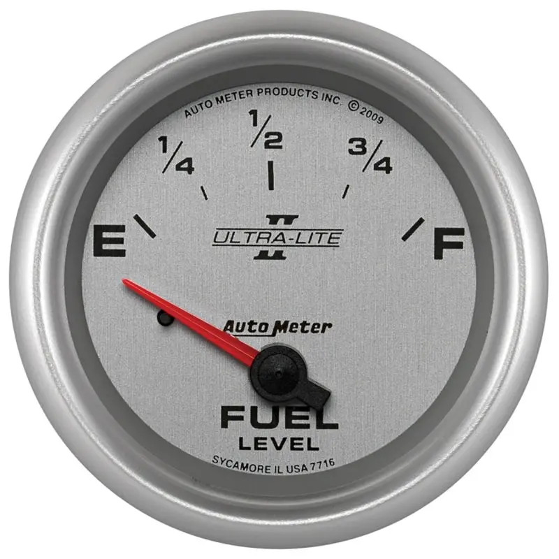 Autometer Gauge Fuel Level 2-5/8In. 240 Ohm(E) To 33 Ohm(F) Elec Ultra-Lite Ii 1
