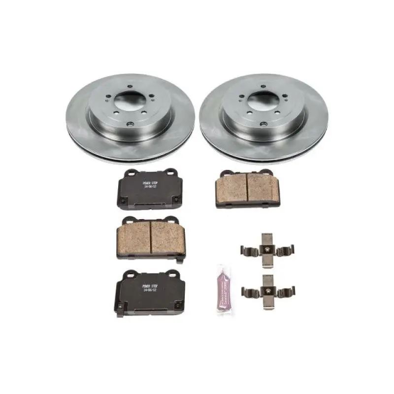 Power Stop 08-15 Mitsubishi Lancer Rear Autospecialty Brake Kit 1