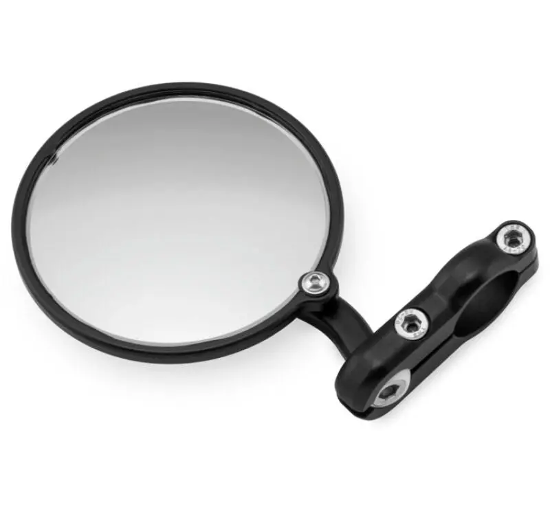 Crg Hindsight Exo Folding 3 In. Round Bar-End Mirror Left - Black 1