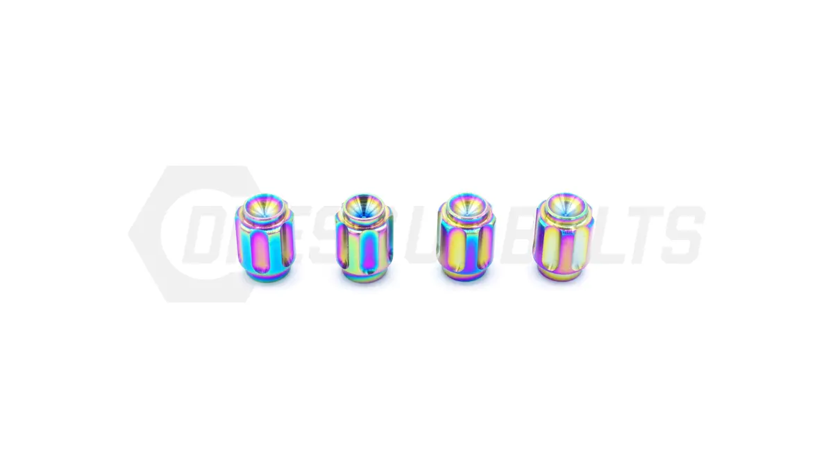Dress Up Bolts Gear Titanium Valve Stem Caps - Set Of 4 3