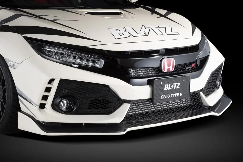 Front Bumper Spoiler For 2017+ Honda Civic Type R Fk8 1