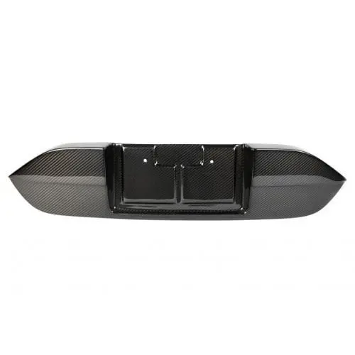 Carbon Fiber License Plate Backing For 2017+ Honda Civic Type R Fk8 1