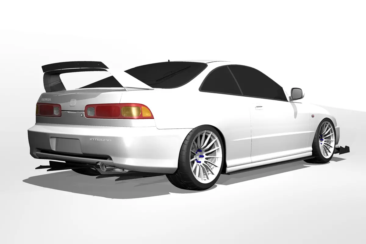 Epsilon+ Diffuser V1+ For 94-01 Acura Integra [Dc2/Dc4] 1