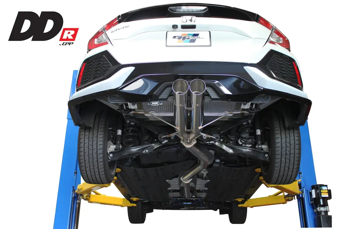 Greddy 2017+ Honda Civic Sport 5Dr/Type-R Dd-R Non-Resonated Exhaust 1