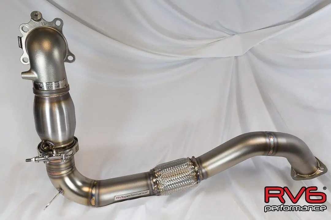 Rv6 Catted Downpipe & Front Pipe Combo For 16+ Civic 1.5T 1