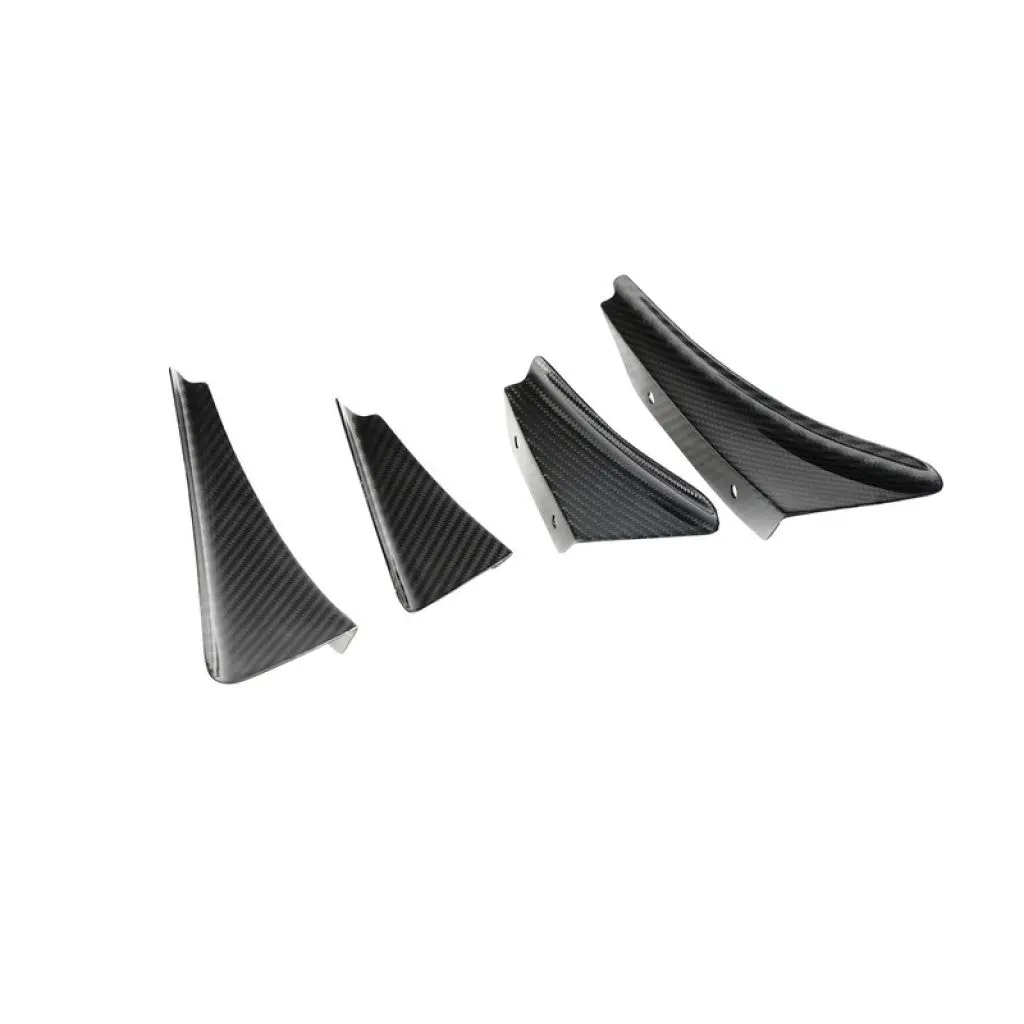 Apr Carbon Fiber Front Bumper Canards For 2023+ Fl5 Civic Type R 1