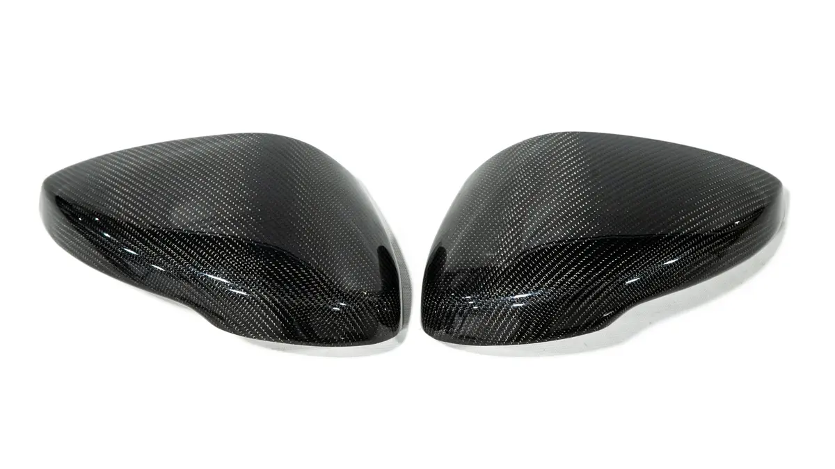 Olm Full Replacement Carbon Fiber Mirror Covers W/Turn Signal - 2022+ Honda Civic / Type R / 2023+ Acura Integra 1