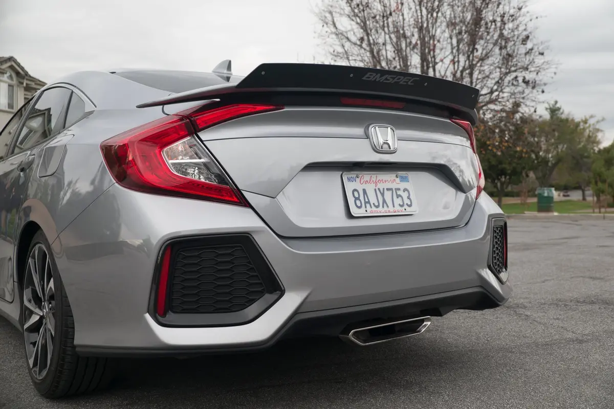 Epsilon+ Spoiler Extension For 17-20 Honda Civic Si Sedan [Fc1] 1