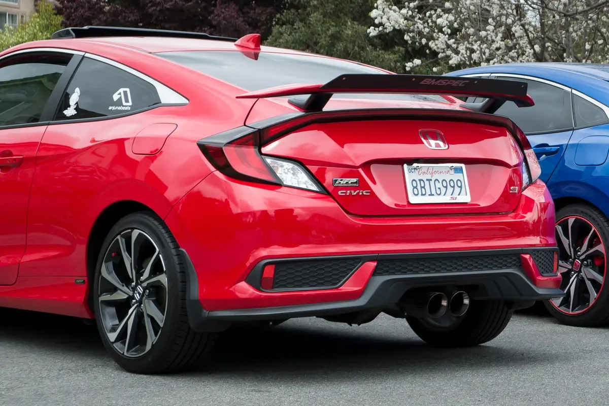 Epsilon+ Spoiler Extension For 17-20 Honda Civic Si Coupe [Fc3] 1