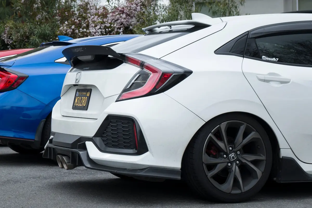 Epsilon+ Spoiler Extension For 17-21 Honda Civic Hatchback [Fk7] 1