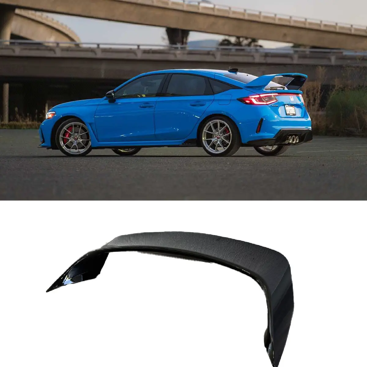 Epsilon+ Sport Wing For 22-26 Honda Civic Hatchback [Fl] 1