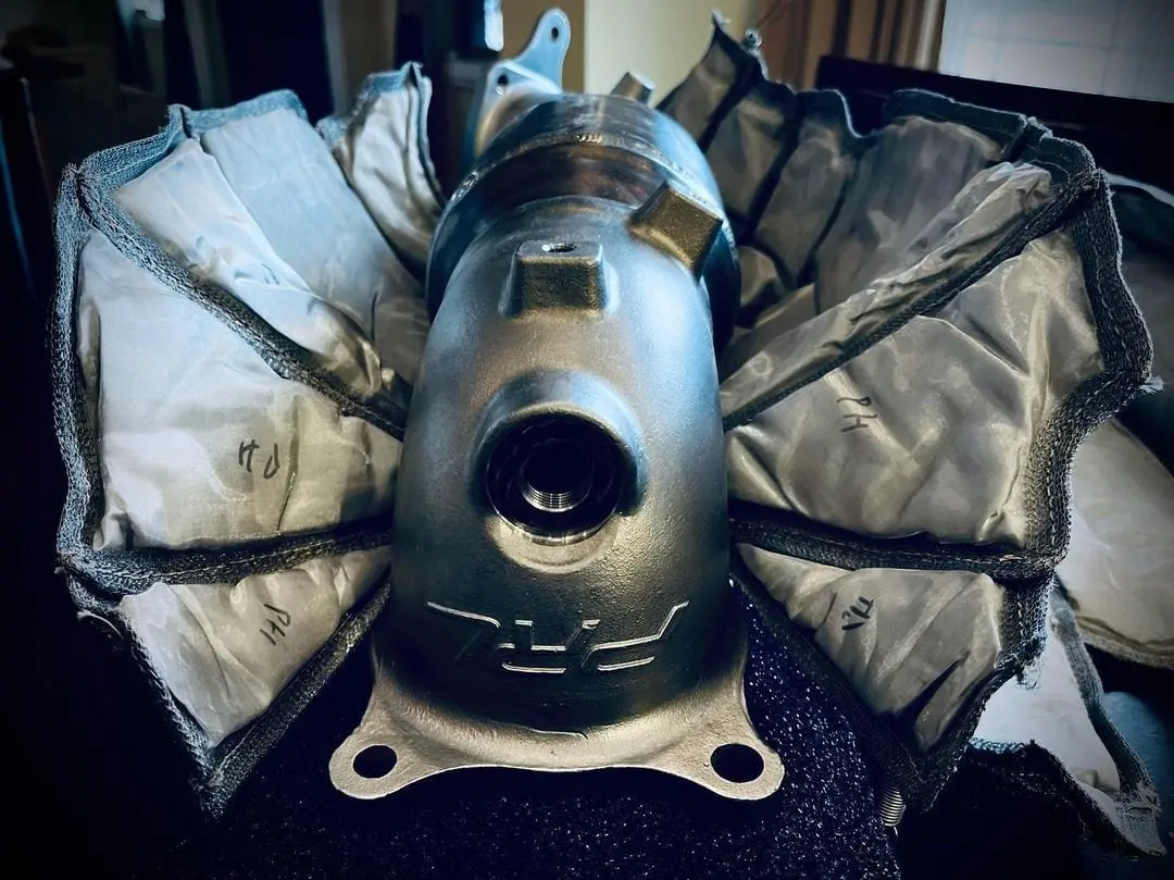 Tsp X Ptp Form Fitting Lava Downpipe Blanket For 2017+ Honda/Acura - Tsp Hedp - Fk8 Accord Tlx Rdx 1