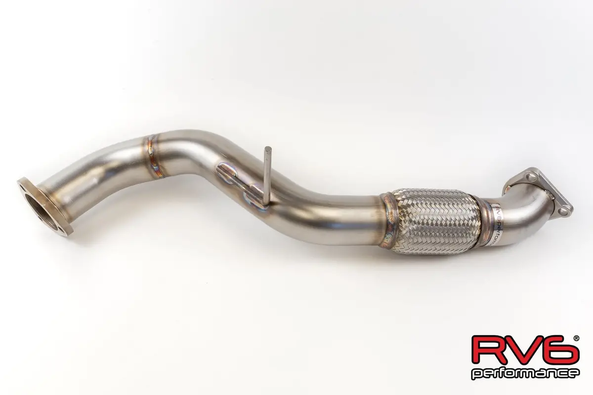 Rv6 Front Pipe For 2017+ Honda Civic Type R Fk8 1