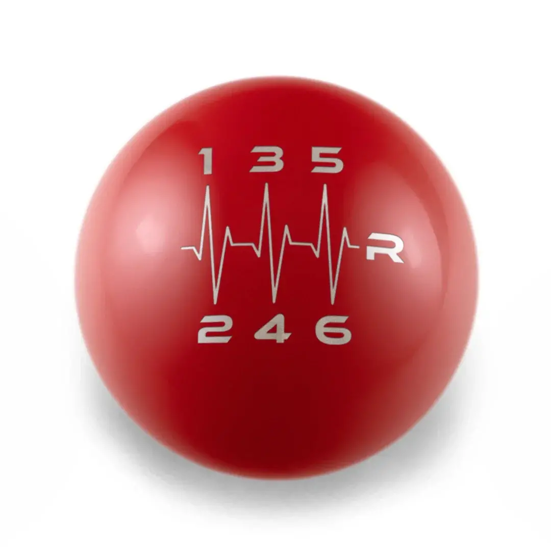 6 Speed Heartbeat Engraving - Weighted - Honda Fitment 1