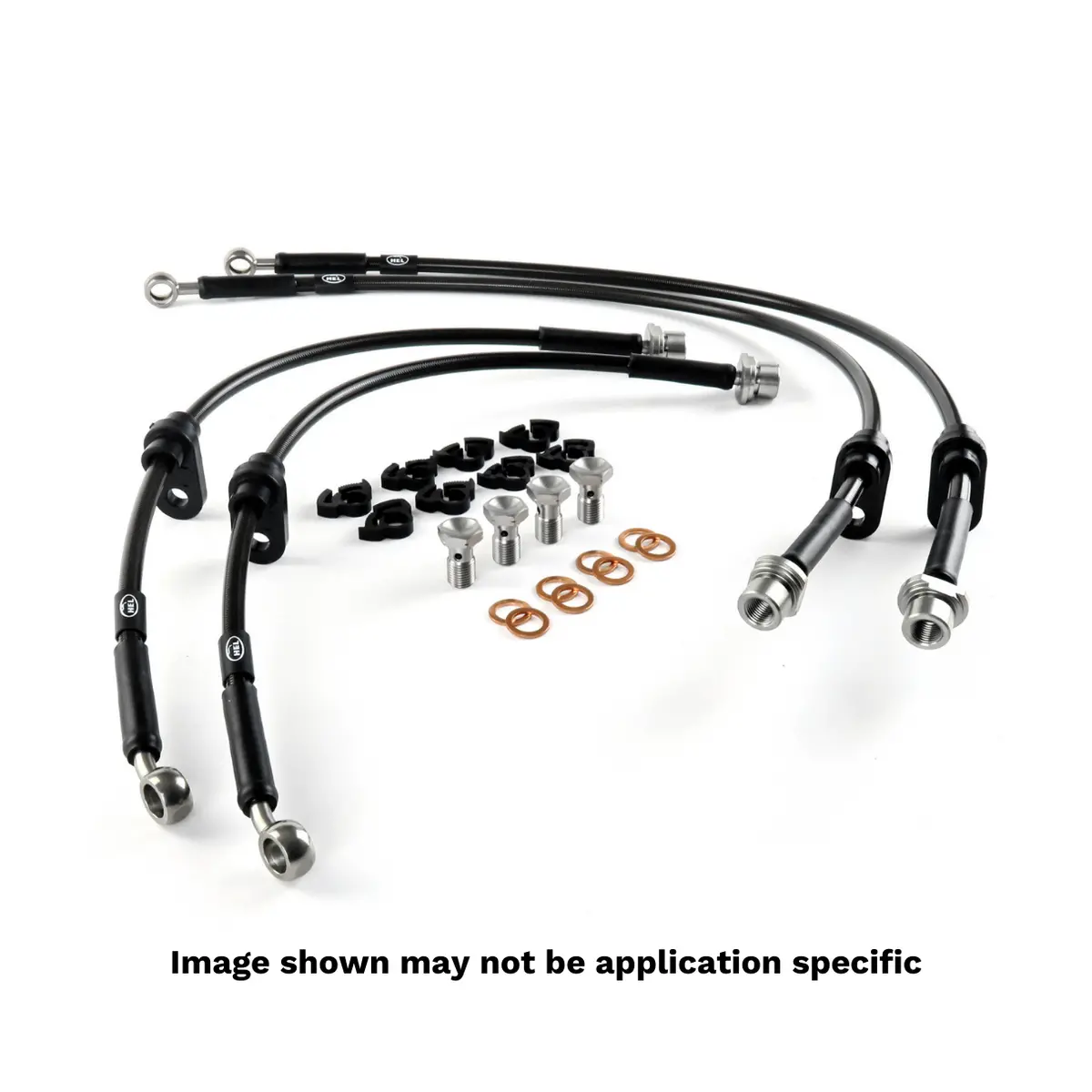 Hel Performance Stainless Steel Braided Brake Lines For 2016-2021 Honda Civic Non-Si [Fc/Fk] 1